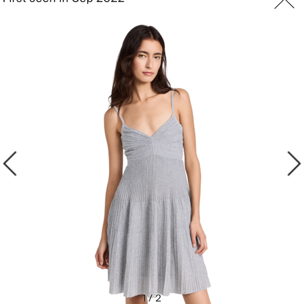 ALC Aria Rib Knit Cut-Out Minidress